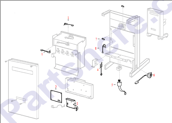 HP parts picture diagram for CA02542-0160FJ, CA02542-0194FJ, CA02542-0138FJ, CA02542-0152FJ, CA02542-0158FJ, CA02542-0201FJ, CA02542-0181FJ, CA02542-0206FJ, CA02542-0162FJ